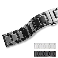 PARNIS BOX│質感陶瓷錶帶 黑色 白色 代用帶