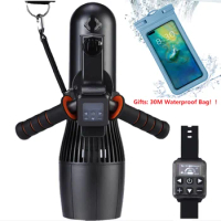 RC Water Scooter Waterproof Bag 500w Underwater Scooter for Adults Kids Pool 60mins Free Diving Snorkeling