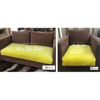 Paket Alas Sofa Bulu Rasfur 2 Dudukan & 1 Dudukan ( Kuning )