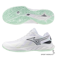 Mizuno 美津濃 羽球鞋 男鞋 女鞋 3E寬楦 WAVE FANG EL 2 白【運動世界】71GA242315