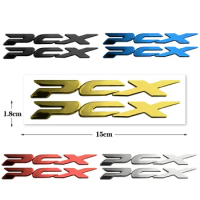 PCX Motorcycle Sticker 3D Resin Decals Emblem Badge Accessories For Honda Pcx 125 150 Pcx125 Pcx150