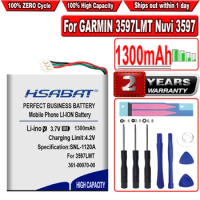 HSABAT 1300mAh 361-00070-00 GPS Navigator Battery for GARMIN 3597LMT Nuvi 3597 3597LMTHD 3598 3598LMT 3598LMT-D