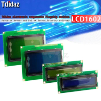 LCD 1602 2004 12864 LCD Module Blue Yellow Green Screen 16x2 Character LCD Display PCF8574T IIC I2C Interface 5V for arduino