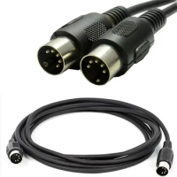 MIDI 5Pin DIN Male to Male Audio MIDI AT Adapter Cable For MIDI Keyboard,MIDI Extension Cable 1M 1.5M