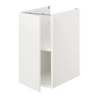 ENHET 底櫃附層板/門板, 白色, 40x62x75 公分