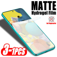 1-3PCS Matte Screen Protector Hydrogel Film For Samsung Galaxy A71 A51 5G UW 4G A31 A21 A21s A11 A 71 51 21 21s 31 11 Protection