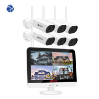 Yun Yi ANRAN 8CH 5MP Home Waterproof Indoor Outdoor Wireless Wifi NVR Kits CCTV Security Camera System