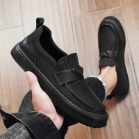 Boat Shoes Daily Breathable Classics Fashion Man Loafers Slip-On Shoes Casual Canvas Shoes