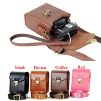 For Sony ZV1 RX100 VII HX90 RX100M2 RX100M3 M4 RX100 VI RX100 VII RX100 VI WX500 Vintage PU Leather Camera Case