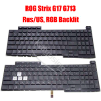 Rus US Keyboard for Asus ROG Strix G17 G713 G713QE G713IC G713IE G713IM G713IH G713QM G713QR With RGB Backlight