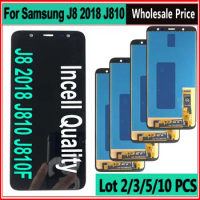 Wholesale Display J8 For Samsung J8 Screen Replacement J810 J810F J8 2018 LCD Incell Display and Touch Screen Digitizer Assembly