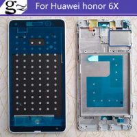 For HUAWEI HONOR 6X 6 X Housing Front Middle Frame Bezel/ Case Middle Plate Cover For HUAWEI HONOR 6X 6 X With With 3M Adhesive