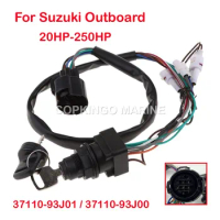 Boat ignition swtich stop switch For Suzuki Outboard Parts Key switch,ignition New Style 9.9HP-200HP 37110-93J00
