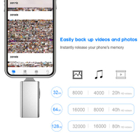 Pendrive 128GB cho 6 6S cộng với 5 5S Pen Drive HD USB Stick 3.0 di động OTG Micro USB Flash Drive 1