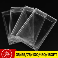35-180PT TCG Card Frames Magnetic Display Holders for Yugioh Pokemon Cards Acrylic Transparent Collection Sleeves Storage Box