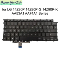 Spanish Backlit Keyboard for LG Gram 14Z90P-G AA54A3 AA55A1 14Z90P-K AA53A1 AA74A1 AAW3U1 AAW5U1 AAB8U1 Notebook Keyboard LATIN