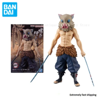 In Stock BANDAI Original Demon Slayer BANPRESTO Version Thirty two Hashibira Inosuke Anime Model Collect Figure Gift