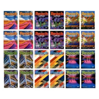 24 Books/set American Reach Higher English Textbook+workbook for Students Grade 1-6 Books for Kids