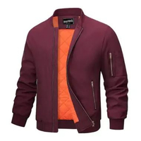 MND NEW ARRIVAL JAKET BOMBER QUILTING Marun XL