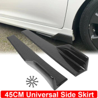 45cm Side Skirt Extertion Cover Fender Protector Sticker Universal For Hyundai Accent Elantra Genesis Coupe SONATA Car Tuning