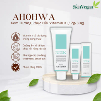 Y Kem Dưỡng Phục Hồi Ahohwa Vitamin K Cream Phục Hồi Da Mỏng Đỏ, Giãn Mao Mạch, Làm Dịu Da, Mờ Sẹo