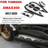 For Yamaha X-MAX 125 250 300 400 XMAX125 XMAX250 XMAX300 XMAX400 2017 - 2023 Motorcycle Footrest Foot Pads Pedal Plate Pedals