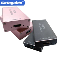 hot sale HDMI Video Capture with USB3.0 video Capture device Card Box , matched UVC/UAC standard 720P/1080/2K HDMI input
