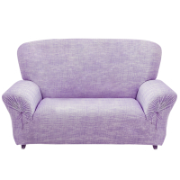 【格藍傢飾】禪思彈性沙發套-紫3人座