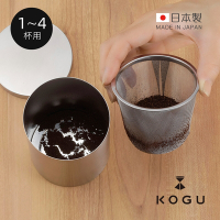 日本下村KOGU 日製18-8不鏽鋼咖啡篩粉器(1-4杯用)