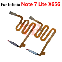 For Infinix Note 8i 7 Lite Zero 8 X656 X683 X687 Note 10 X693 Fingerprint Sensor Home Return Key Menu Button Flex Cable