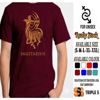 Gercep KAOS EDISI ZODIAK TRIPLES SAGITARIUS - SABLON GOLD  Price