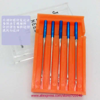 10pcs janome Sewing Machine Blue Tip Needle Size 75/11 Purple Tip Needle 14/90 for Brother Singer New Home Elina Elnita Pfaff