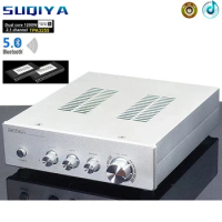 AMP dual-core TPA3255 2.1 channel QCC3034 Bluetooth 5.0 2*330W+600W PCM5102A NE5532 amplifier subwoofer