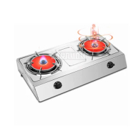 Double Stove Gas Stove Household Stainless Steel Infrared Gas Cooktop Desktop Estufas A Gas