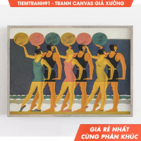 Tranh treo tường, Beach Wall Art, Vintage Wall Art, Vintage Swimwear Art, Fashion Art, Art Deco Wall