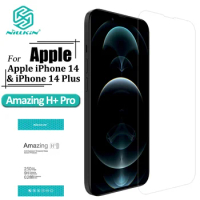 NILLKIN H+ Pro Tempered Glass Screen Protector For iPhone 14 Pro Max 14 Plus Anti Scratch Transparent 9H Screen Film