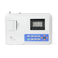 Best Sale Single Channel EKG Digital Electrocardiogram 1 Channel ECG Monitor Device Price of ECG Machine