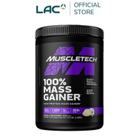 【LAC利維喜】Muscletech 麥斯征重飲品5.15磅-香草奶昔口味(濃縮+分離+水解/專利ModCarb/肌酸/BCAA)