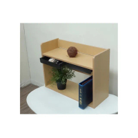 【ONE 生活】桌上附雙抽屜書架/化妝品盒(中型書架/寬53.4展示架)