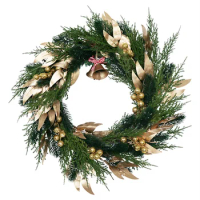 Christmas Wreath Pine Wreath For Front Door Wall Window Wedding Party Office Garden Farmhouse Home Decoration