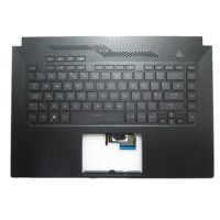 Laptop PalmRest&amp;keyboard For ASUS ROG Zephyrus G15 GU502DU Black Top Case Black United Kingdom UK QWERTY Backlit Keyboard