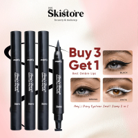 [BUY 3 GET 1] Eyeliner Stamp 2 in 1 Amy's Diary Waterproof Tahan Lama Ukuran Stamp Kecil