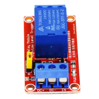 1 Channel 5V 12V 24V Relay Module Board Shield With Optocoupler 12V Relay Module Support High and Low Level Trigger for Arduino