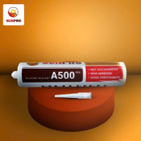 1 Chai Keo Silicon A500 SUNPRO (MÀU VÂN GỖ) - Chuyên Dùng Dán Nhôm Kính, Trám Bê Tông, Dán Nội Thất