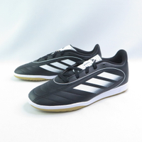 adidas IH0100 中大童 GOLETTO IX 足球鞋 室內 平底足球鞋 黑x白【iSport愛運動】