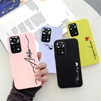 Personalized Customized Name Phone Case for Xiaomi Redmi Note 11 Global love Case for Xiaomi Redmi Note 11 Pro 5G Note 11S