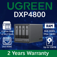 綠聯 UGREEN NASync DXP4800 4-Bay 網絡儲存伺服器 (HD-DXP4800) NAS伺服器 4 Bay
