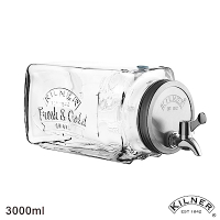 KILNER  經典款方型保冰飲料桶3L