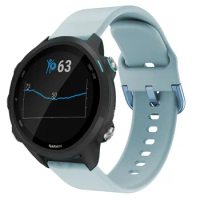 20mm Watch strap for Garmin Forerunner 645 245 245M 645 music Sport Soft Silicone Watchband Wristband for Garmin Vivoactive 3 5
