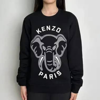 Sweater KENZO PARIS ELEPHANT BLACK SWEATSHIRT 100% ORIGINAL Size XS